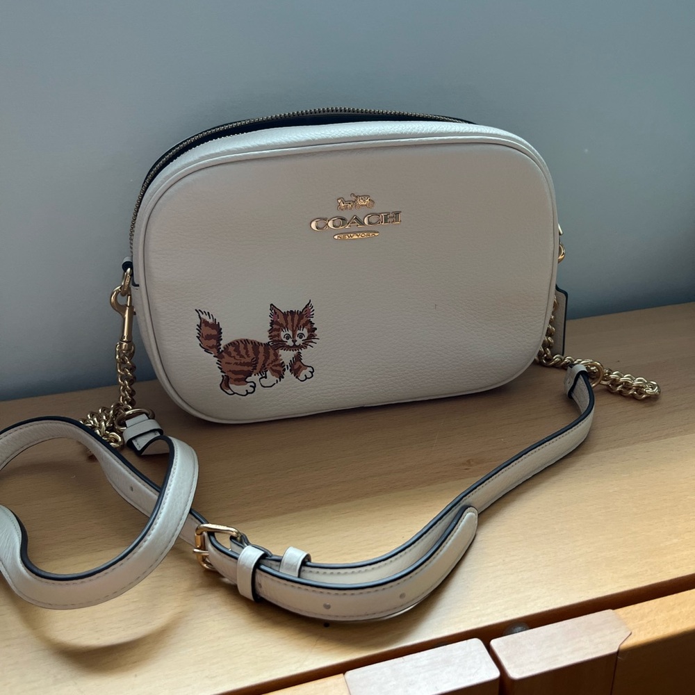 COACH- Jamie Camera Bag With Dancing Kitten